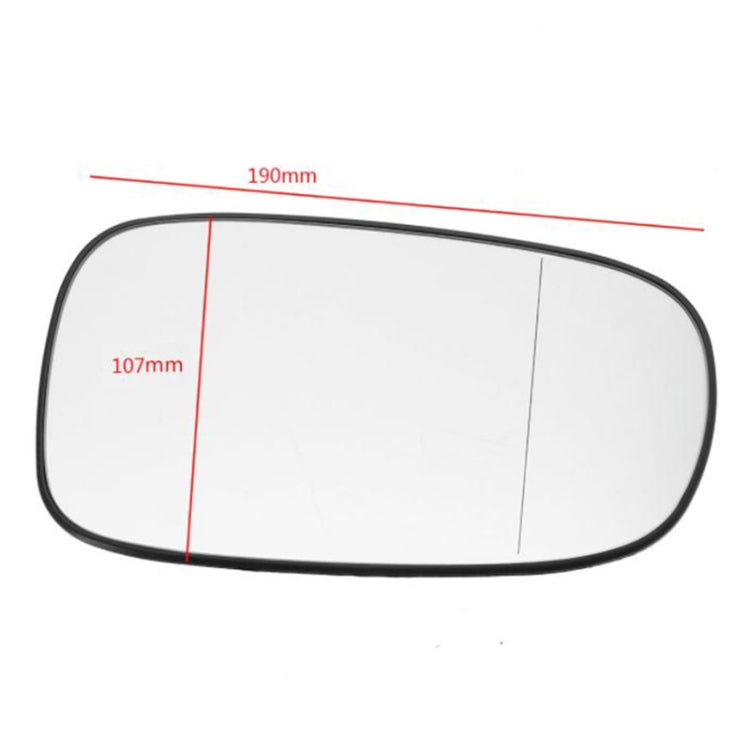 Car Left Side Wide-angle Rearview Mirror 30495 for Saab 93 2003-2010, Right Drive - In Car by buy2fix | Online Shopping UK | buy2fix