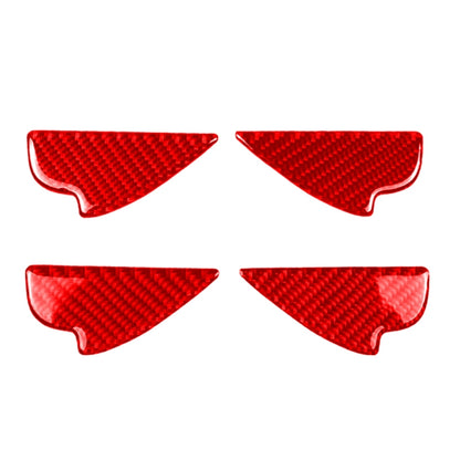 Car Carbon Fiber Inside Door Bowl Decorative Sticker for Mazda CX-5 2013-2018, Left and Right Drive(Red) - In Car by buy2fix | Online Shopping UK | buy2fix