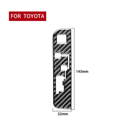 Car Carbon Fiber Gear Indicator Decorative Sticker for Toyota Highlander 2014-2019, Left Drive - In Car by buy2fix | Online Shopping UK | buy2fix