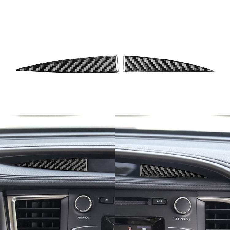 Car Carbon Fiber Central Control Small Display Decorative Sticker for Toyota Highlander 2014-2019, Left Drive - In Car by buy2fix | Online Shopping UK | buy2fix