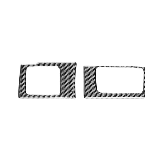 2 PCS / Set Carbon Fiber Car Central Control Card Box Panel Decorative Sticker for Honda CRV 2007-2011, Right Drive - In Car by buy2fix | Online Shopping UK | buy2fix