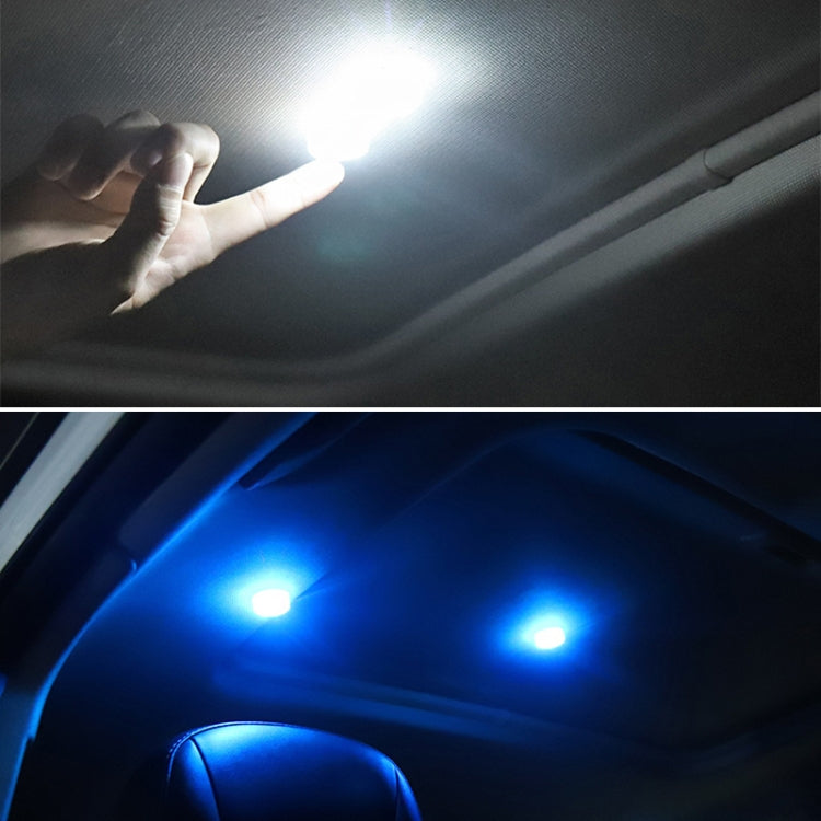Car LED Interior Touch Light with A Button Battery (Ice Blue Light) - In Car by buy2fix | Online Shopping UK | buy2fix