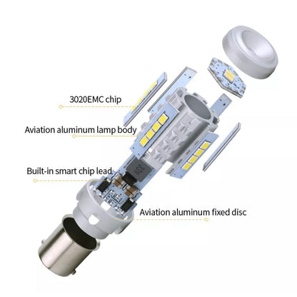 2pcs 7440 IC12-28V / 16.68W / 1.39A Car 3020EMC-26 Constant Current Wide Voltage Turn Signal Light (Yellow Light) - In Car by buy2fix | Online Shopping UK | buy2fix