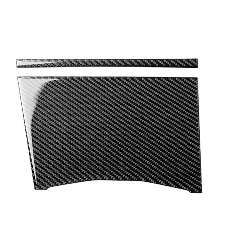 2 in 1 Car Carbon Fiber Water Cup Cover Decorative Sticker for BMW 3 Series G20/G28/325Li/330d/335 2019-2020, Left Drive -  by buy2fix | Online Shopping UK | buy2fix