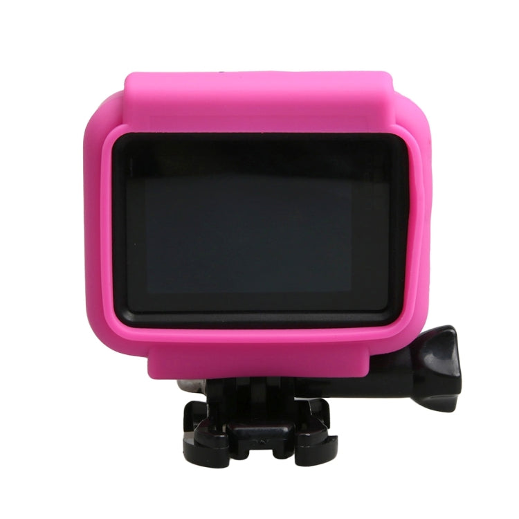 Original for GoPro HERO5 Silicone Border Frame Mount Housing Protective Case Cover Shell(Pink) - DJI & GoPro Accessories by buy2fix | Online Shopping UK | buy2fix