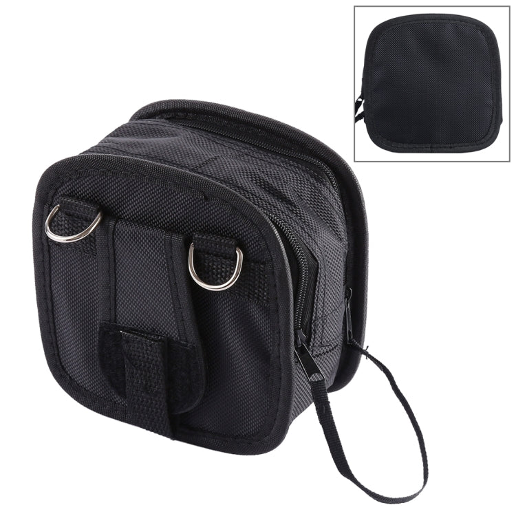 9PCS Nylon Filter Bag with Strap, Size:14×12×6cm(Black) - Camera Accessories by buy2fix | Online Shopping UK | buy2fix