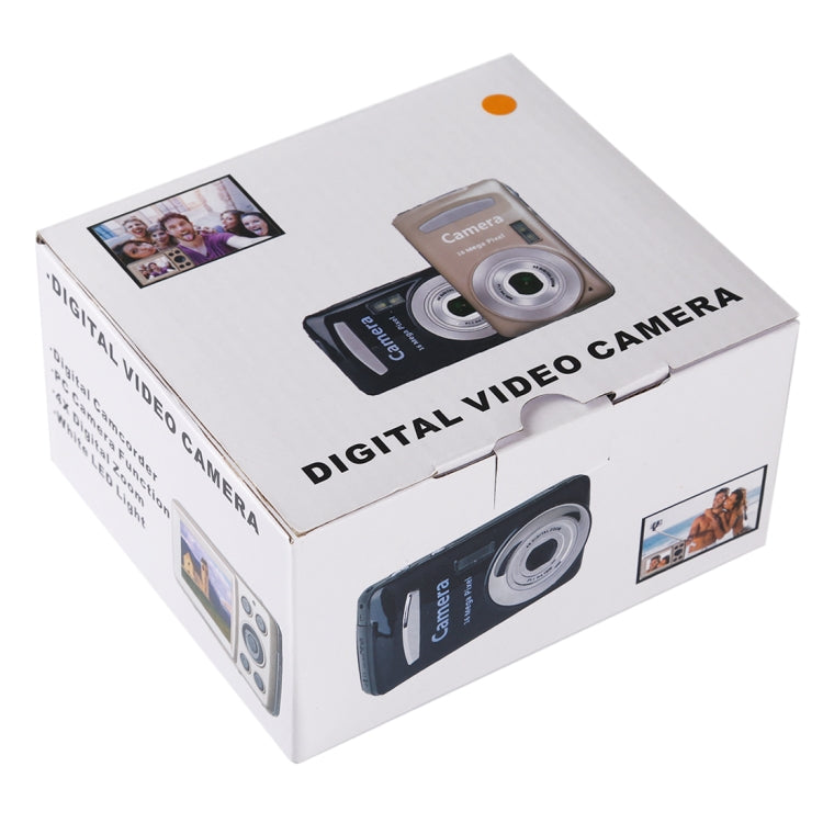 1280x720P HD 4X Digital Zoom 16.0 MP Digital Video Camera Recorder with 2.4 inch TFT Screen(Gold) - Consumer Electronics by buy2fix | Online Shopping UK | buy2fix