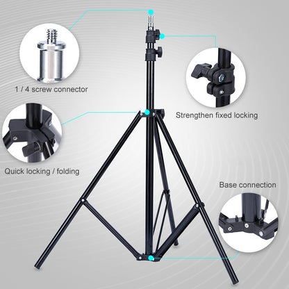 TRIOPO Oubao 1.9m Portable Studio Light Metal Tripod - Camera Accessories by TRIOPO | Online Shopping UK | buy2fix