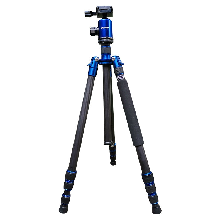 TRIOPO Oubao C-608S Adjustable Portable Carbon Fiber Tripod with Ball Head for SLR Camera - Tripods by TRIOPO | Online Shopping UK | buy2fix