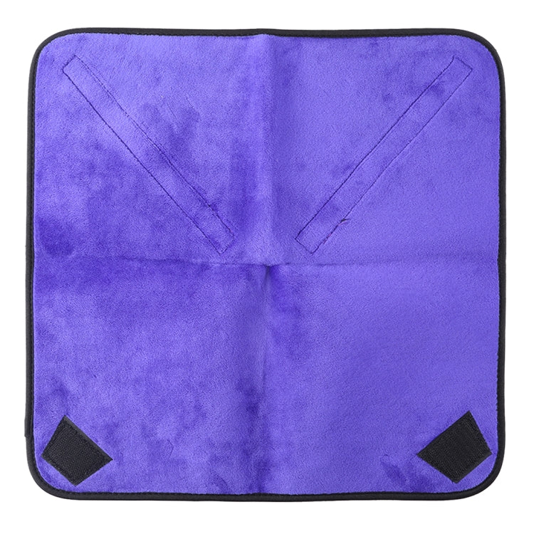 Hundred-folding Cloth Photography Camera SLR Liner Lens Bag Thickening Wrapped Cloth Plus Velvet, Size: 45x45cm (Purple) - Camera Accessories by buy2fix | Online Shopping UK | buy2fix