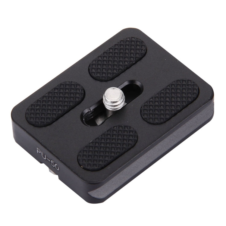 Fittest PU-50 Universal Aluminium Alloy Quick Release Plate with Rubber Cushion - Camera Accessories by FITTEST | Online Shopping UK | buy2fix