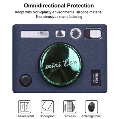 PULUZ Soft Silicone Protective Case for FUJIFILM instax mini Evo (Blue) - Camera Accessories by buy2fix | Online Shopping UK | buy2fix