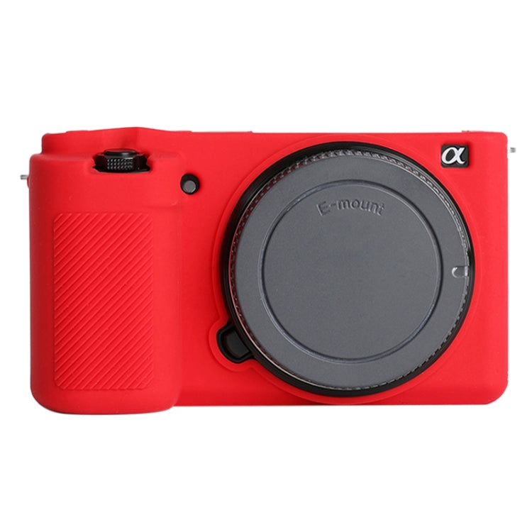 For Sony ZV-E10 Soft Silicone Protective Case (Red) - Camera Accessories by buy2fix | Online Shopping UK | buy2fix