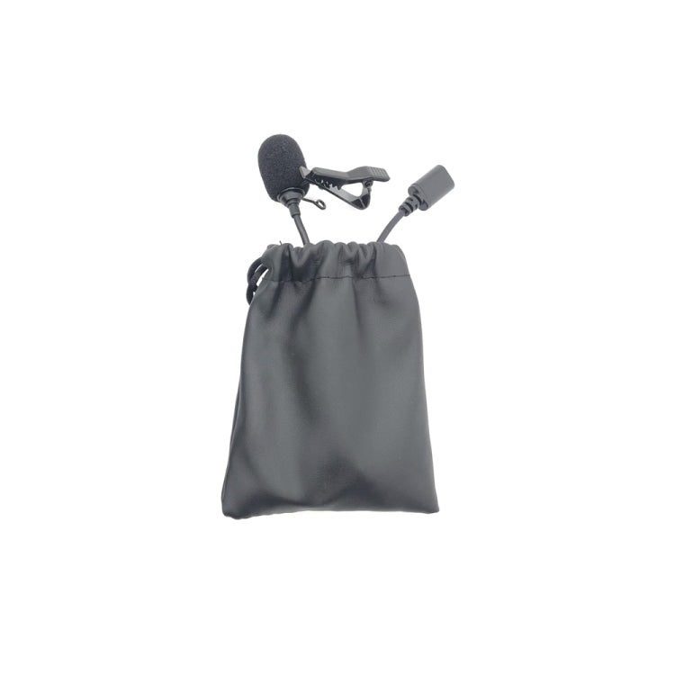 For Insta360 ONE X2 Lavalier Clip Type-C Recording Microphone (Black) - DJI & GoPro Accessories by buy2fix | Online Shopping UK | buy2fix