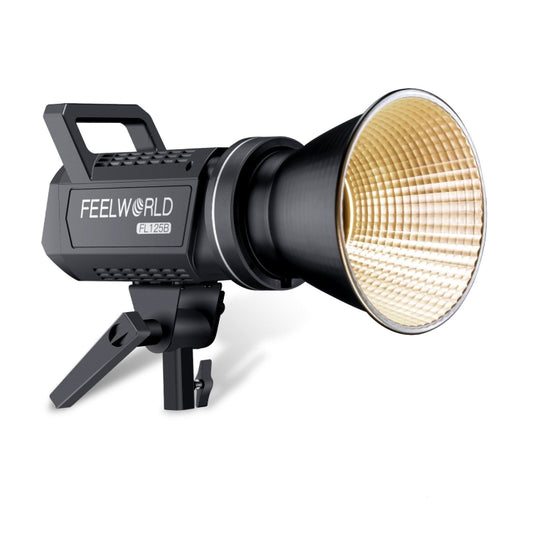 FEELWORLD FL125B 125W Bi-color Point Source Video Light, Bluetooth APP Control(UK Plug) - Shoe Mount Flashes by FEELWORLD | Online Shopping UK | buy2fix