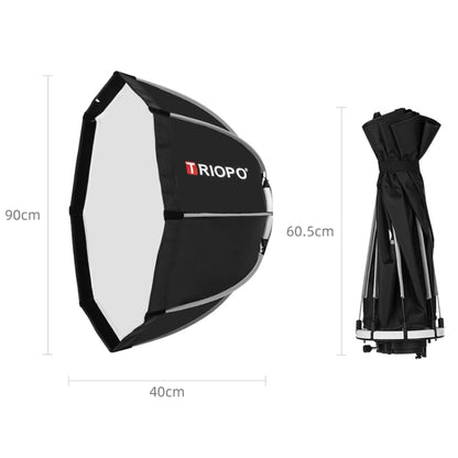 TRIOPO K90 90cm Speedlite Flash Octagon Parabolic Softbox Bowens Mount Diffuser for Speedlite -  by TRIOPO | Online Shopping UK | buy2fix