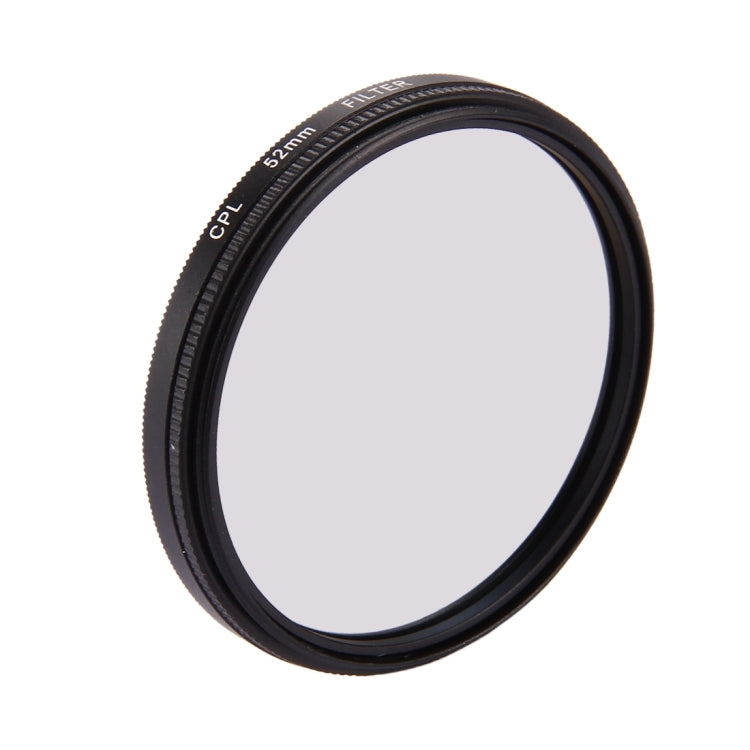 52mm 3 in 1 Round Circle CPL Lens Filter with Cap for GoPro HERO7 Black/6 /5 - DJI & GoPro Accessories by buy2fix | Online Shopping UK | buy2fix