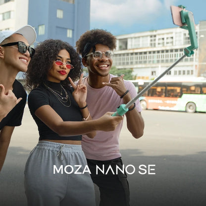 MOZA NANO SE Foldable Selfie Stick Handheld Gimbal Stabilizer for Smart Phone(Green) - Handheld Gimbals by MOZA | Online Shopping UK | buy2fix