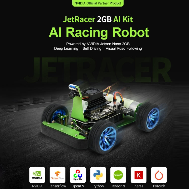 Waveshare JetRacer 2GB AI Kit, AI Racing Robot Powered by Jetson Nano 2GB, EU Plug - Consumer Electronics by WAVESHARE | Online Shopping UK | buy2fix