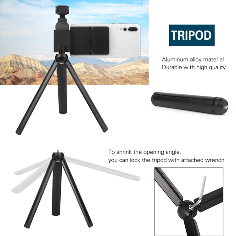 Sunnylife OP-ZJ062 Folding Sucker Holder + Tripod + Extension Rod for DJI OSMO Pocket - DJI & GoPro Accessories by Sunnylife | Online Shopping UK | buy2fix