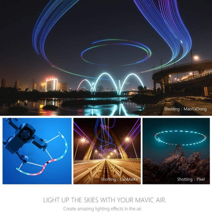 PGYTECH P-UN-034 light-painted LED Propeller Guard for DJ Mavic Air - Other by PGYTECH | Online Shopping UK | buy2fix