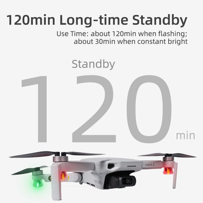 Sunnylife 2-Green + 2-Red Night Strobe LED Light Indicator Light for DJI Mavic 2 / Mini / Mavic Air 2 / FPV - Others by Sunnylife | Online Shopping UK | buy2fix