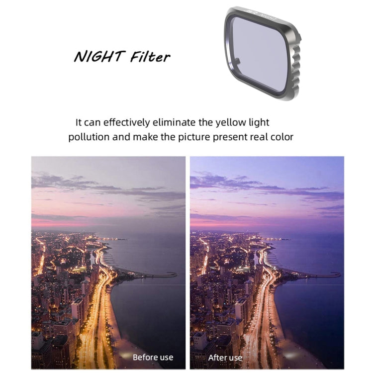 JSR KS 8 in 1 UV + CPL + ND8 + ND16 + ND32 + ND64 + STAR + NIGHT Lens Filter for DJI Air 2S, Aluminum Frame - DJI & GoPro Accessories by JSR | Online Shopping UK | buy2fix