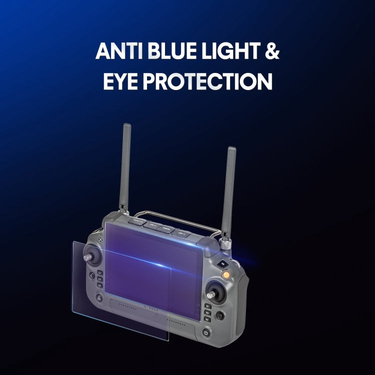 For DJI RC Plus with Screen STARTRC 3pcs Frosted Purple Eye Protection Tempered Glass Film - Others by STARTRC | Online Shopping UK | buy2fix