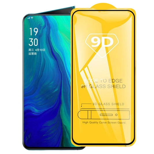 9D Full Glue Full Screen Tempered Glass Film For OPPO Reno 10x zoom - OPPO Tempered Glass by mietubl | Online Shopping UK | buy2fix