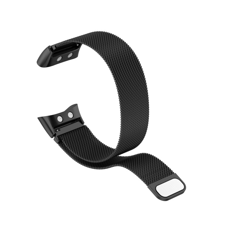 For Garmin Forerunner 45 / 45S / Swim 2 Milanese Watch Band(Black) - Smart Wear by buy2fix | Online Shopping UK | buy2fix