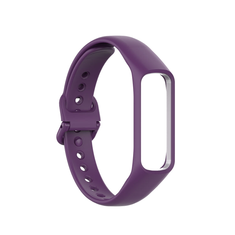 For Samsung Galaxy Fit 2 Silicone Watch Band(Purple) - Smart Wear by buy2fix | Online Shopping UK | buy2fix