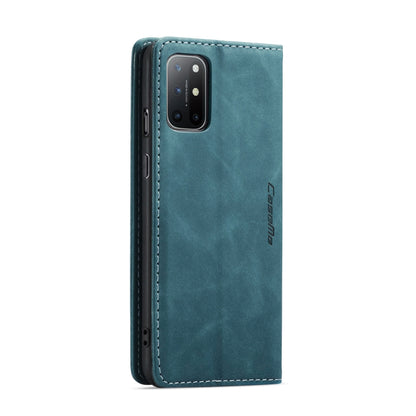 For OnePlus 8T CaseMe-013 Multifunctional Retro Frosted Horizontal Flip Leather Case with Card Slot & Holder & Wallet(Blue) - OnePlus Cases by CaseMe | Online Shopping UK | buy2fix