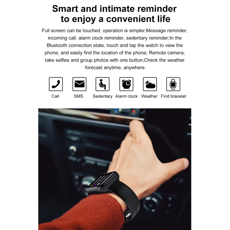 X8 1.69 inch HD Color Screen Bluetooth Earphone Smart Bracelet, Support Sleep Monitoring / Blood Pressure Monitoring / Heart Rate Monitoring(Rose Gold) - Smart Wear by buy2fix | Online Shopping UK | buy2fix