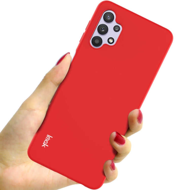 For Samsung Galaxy A32 5G IMAK UC-2 Series Shockproof Full Coverage Soft TPU Case(Red) - Samsung Accessories by imak | Online Shopping UK | buy2fix