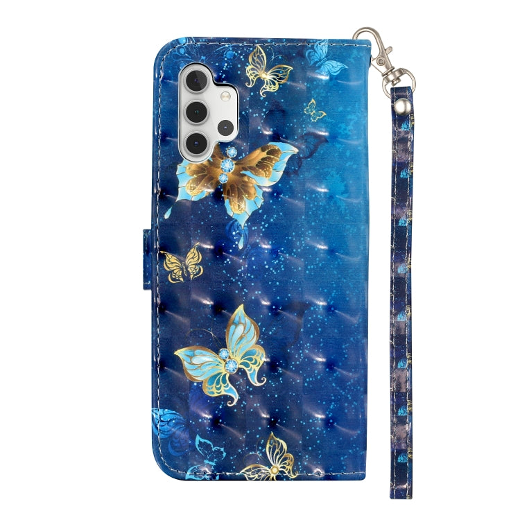 For Samsung Galaxy A32 5G 3D Pattern Horizontal Flip PU Leather Case with Holder & Card Slots & Wallet(Rankine Butterfly) - Galaxy Phone Cases by imak | Online Shopping UK | buy2fix