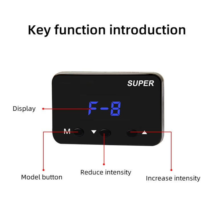 For Renault Captur 2013- Car Potent Booster Electronic Throttle Controller - In Car by buy2fix | Online Shopping UK | buy2fix