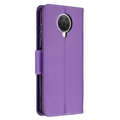 For Nokia G20 / G10 Litchi Texture Pure Color Horizontal Flip Leather Case with Holder & Card Slots & Wallet & Lanyard(Purple) - Mobile Accessories by buy2fix | Online Shopping UK | buy2fix