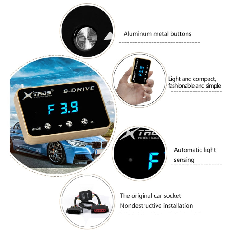 For Mitsubishi Challenger 2008-2015 TROS 8-Drive Potent Booster Electronic Throttle Controller Speed Booster - In Car by TROS | Online Shopping UK | buy2fix