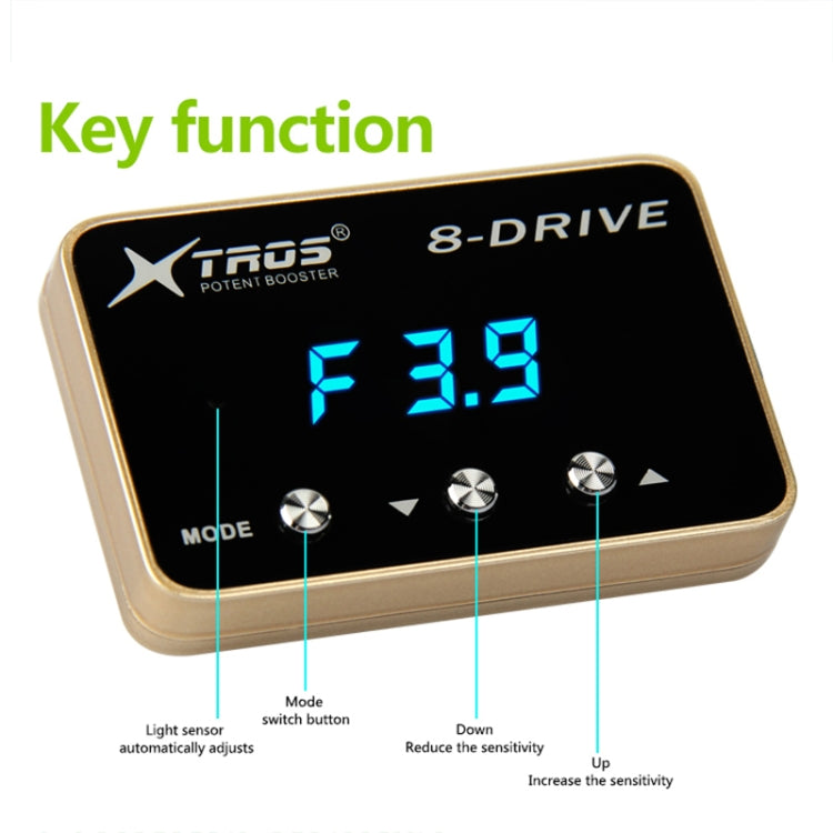 For Audi A1 2010- TROS 8-Drive Potent Booster Electronic Throttle Controller Speed Booster - In Car by TROS | Online Shopping UK | buy2fix