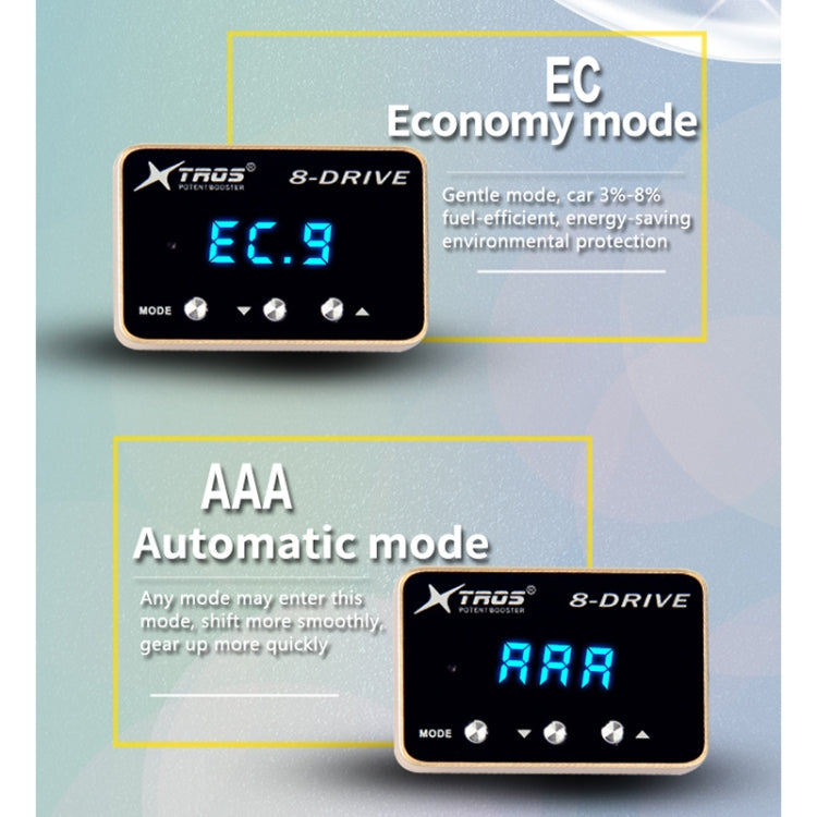 For Volkswagen Amarok 2010- TROS 8-Drive Potent Booster Electronic Throttle Controller Speed Booster - In Car by TROS | Online Shopping UK | buy2fix