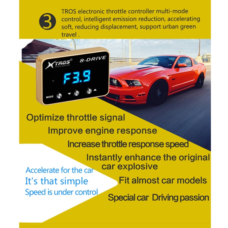 For Infiniti G35 2007- TROS 8-Drive Potent Booster Electronic Throttle Controller Speed Booster - In Car by TROS | Online Shopping UK | buy2fix