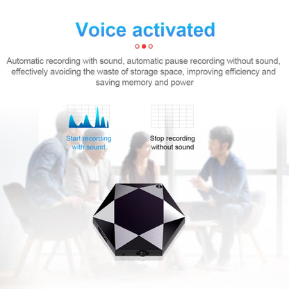 M6 Intelligent Voice Control Noise Reduction Recorder Pendant, Capacity:8GB - Security by buy2fix | Online Shopping UK | buy2fix