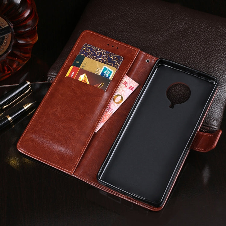 For Nokia G20 / G10 idewei Crazy Horse Texture Horizontal Flip Leather Case with Holder & Card Slots & Wallet(Black) - Nokia Cases by idewei | Online Shopping UK | buy2fix