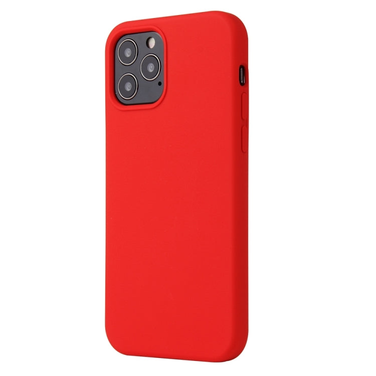 For iPhone 13 mini Solid Color Liquid Silicone Shockproof Protective Case (Red) - iPhone 13 mini Cases by buy2fix | Online Shopping UK | buy2fix