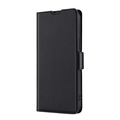 Ultra-thin Voltage Side Buckle PU + TPU Horizontal Flip Leather Case with Holder & Card Slot For iPhone 8 Plus & 7 Plus(Black) - More iPhone Cases by buy2fix | Online Shopping UK | buy2fix