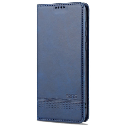 For Huawei P50 Pro AZNS Magnetic Calf Texture Horizontal Flip Leather Case with Card Slots & Holder & Wallet(Dark Blue) - Huawei Cases by AZNS | Online Shopping UK | buy2fix