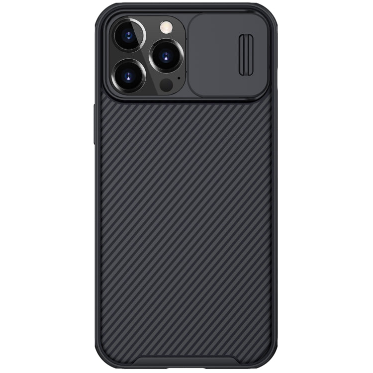 For iPhone 13 Pro NILLKIN Black Mirror Pro Series Camshield Full Coverage Dust-proof Scratch Resistant Phone Case (Black) - iPhone 13 Pro Cases by NILLKIN | Online Shopping UK | buy2fix