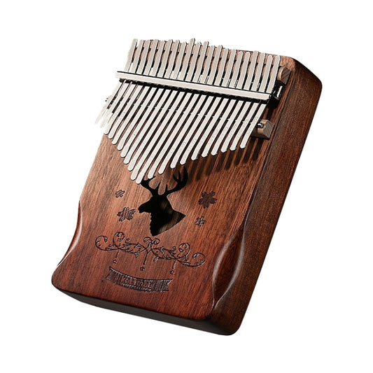 21 Tone Acacia Wood Thumb Piano Kalimba Musical Instruments(Brown-Reindeer) - Keyboard Instruments by buy2fix | Online Shopping UK | buy2fix