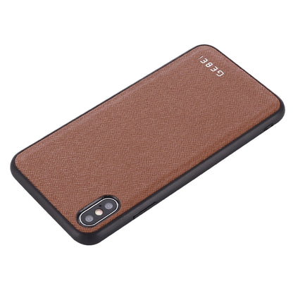 For iPhone 11 Pro Max GEBEI Full-coverage Shockproof Leather Protective Case(Brown) - iPhone 11 Pro Max Cases by GEBEI | Online Shopping UK | buy2fix