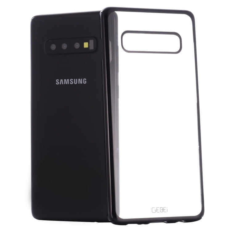 For Galaxy S10e GEBEI Shockproof  Plating PC Protective Case(Black) - Galaxy Phone Cases by GEBEI | Online Shopping UK | buy2fix